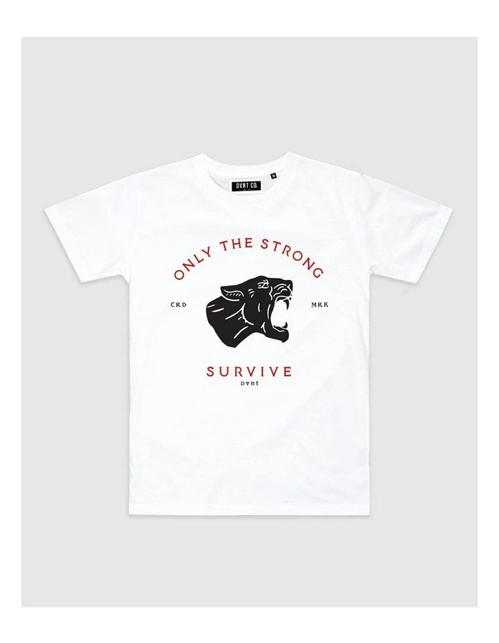 Survive Tee in White image 1