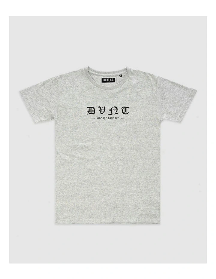 Worldwide Tee in Grey image 1