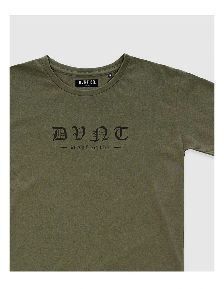 Worldwide Tee in Green image 3