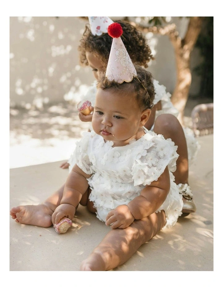 Whimsy Romper - White Tulle image 3