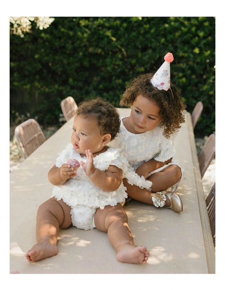 Whimsy Romper - White Tulle image 4