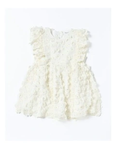 Whimsy Dress in White Tulle