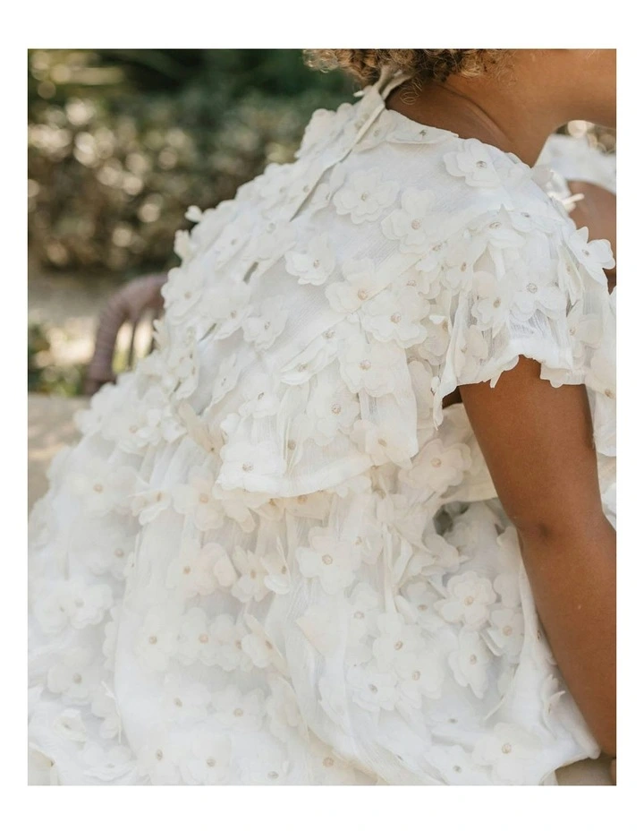 Whimsy Dress in White Tulle image 4