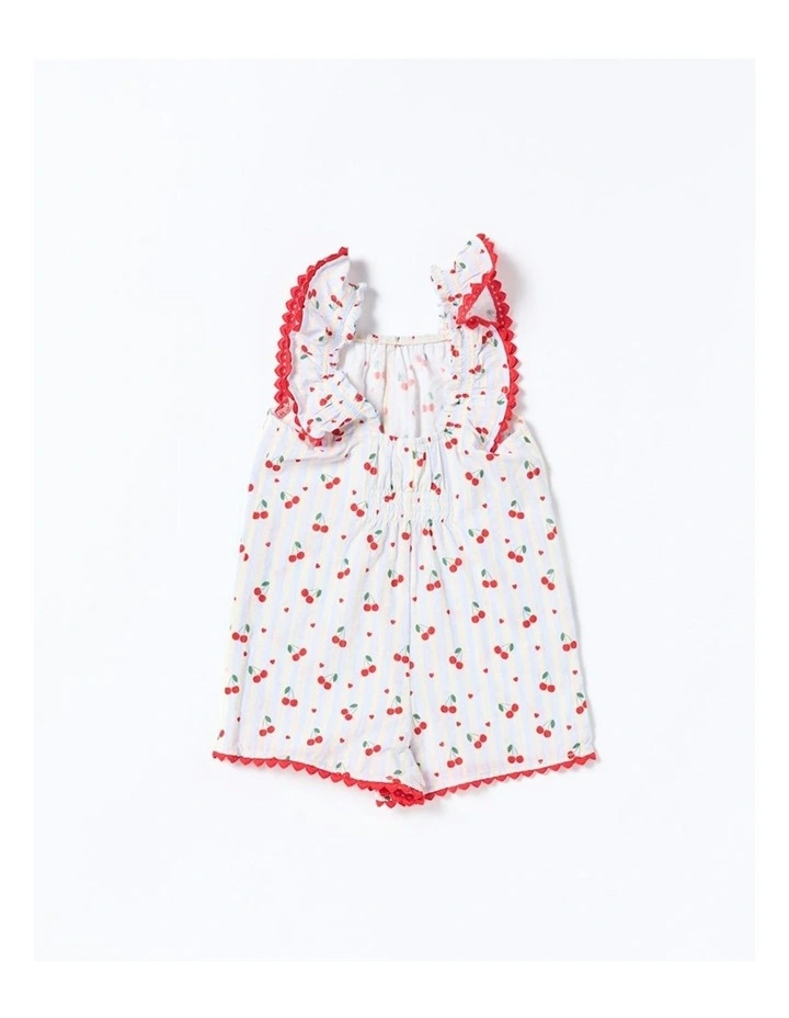 Meadow Overalls in Cherry image 2