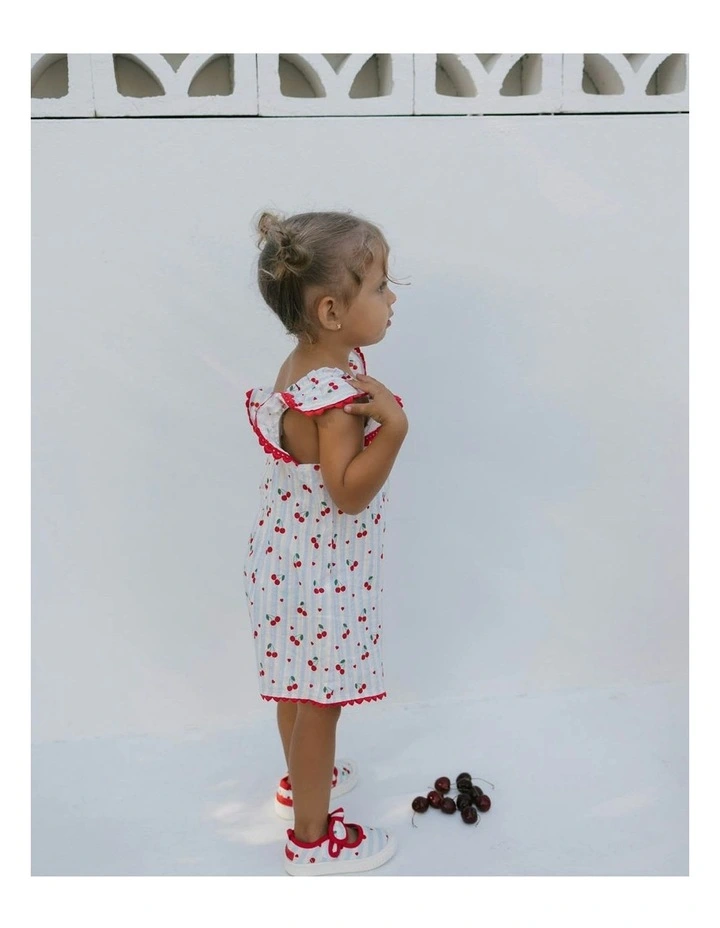 Meadow Overalls in Cherry image 4