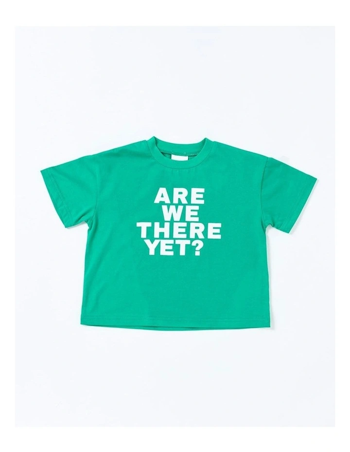 Felix Tee Are We There Yet in Green image 1