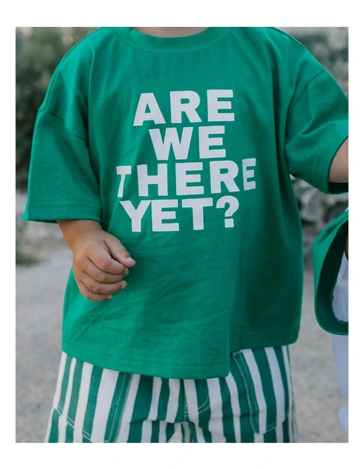 Felix Tee Are We There Yet in Green image 4