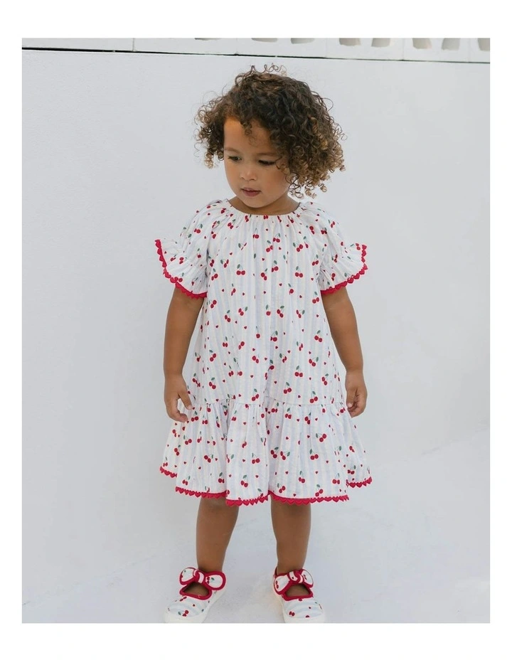 Alexa Dress in Cherry image 3