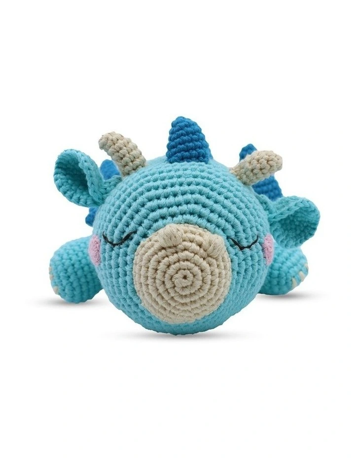 Crochet Dragon Toy Medium Sitting image 1