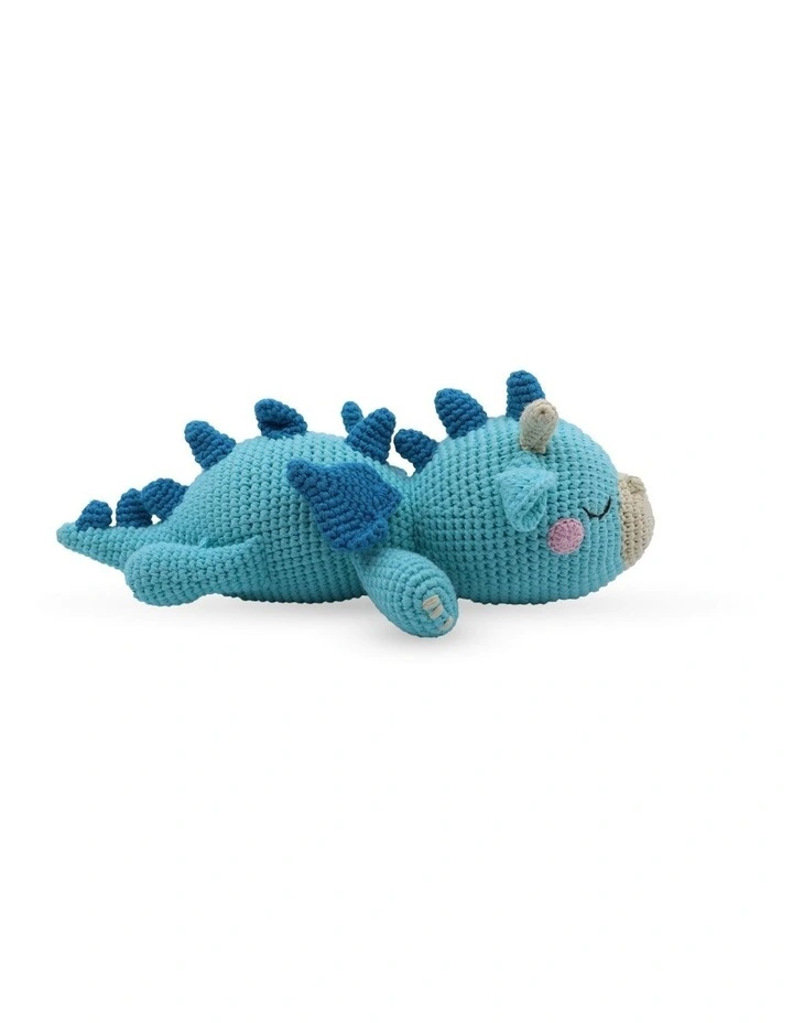 Crochet Dragon Toy Medium Sitting image 2