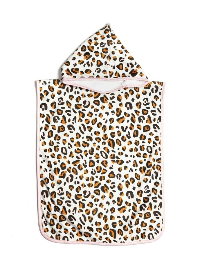 Ella Beach Poncho in White image 1