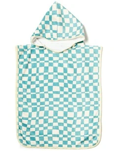 Harper Beach Poncho in Blue