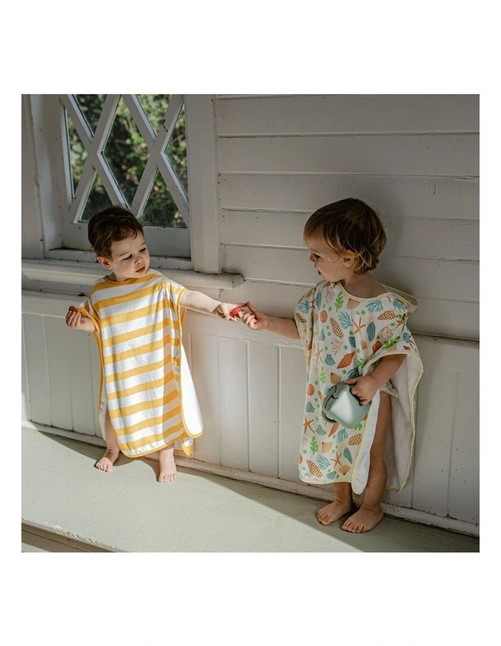 Sailor Beach Poncho in Multi image 4