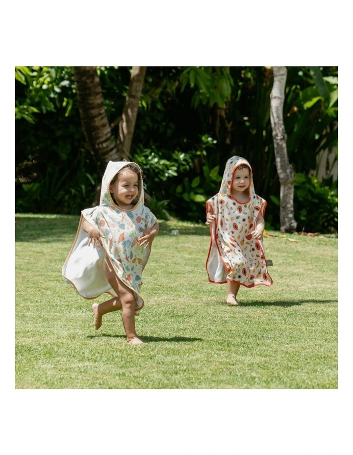 Sailor Beach Poncho in Multi image 6