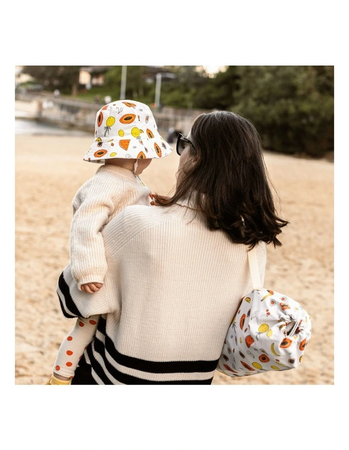 Clementine Cotton Hat in Multi image 3