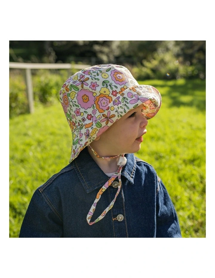 Paloma Baby Cotton Hat in Multi image 2