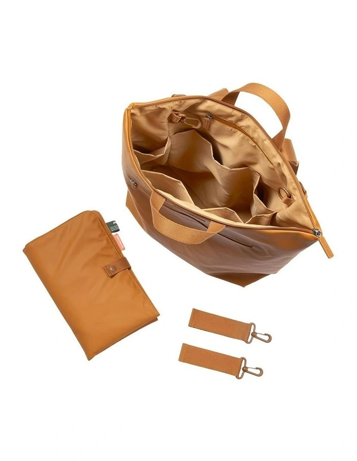 Nappy Bag Backpack in Mustard image 4