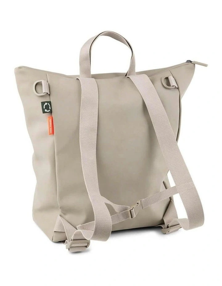 Nappy Bag Backpack in Sand image 3