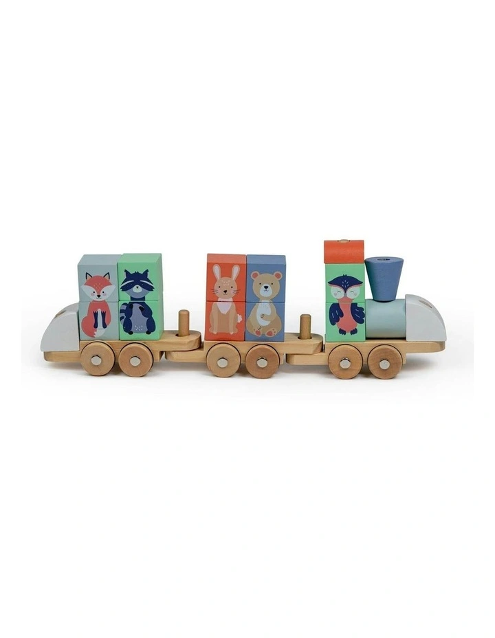 Essentials Block Train Animals image 1