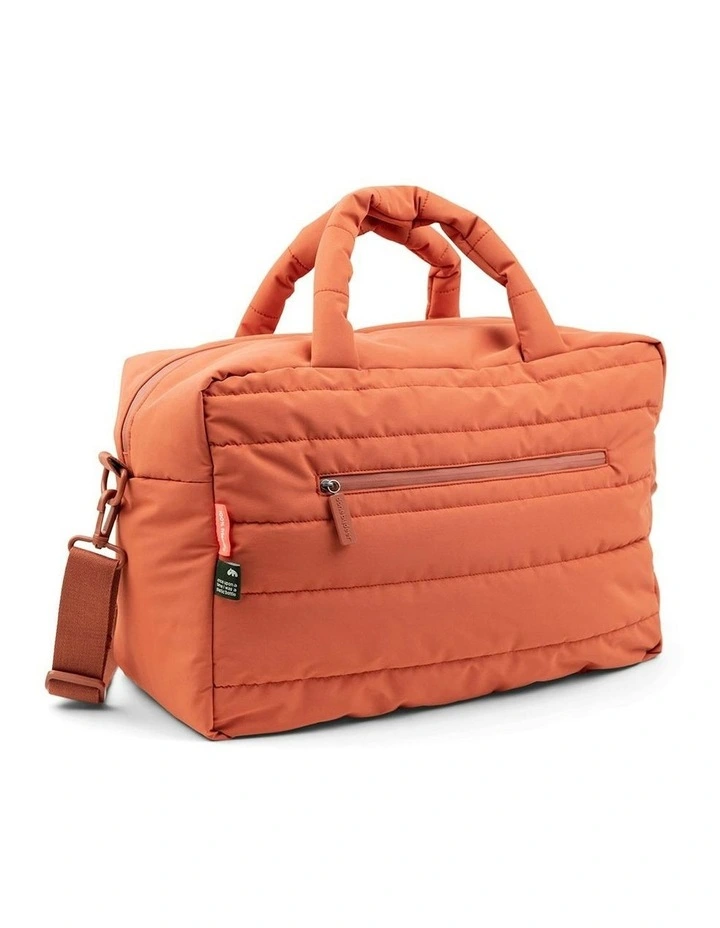 Quilted Changing Bag in Papaya image 3