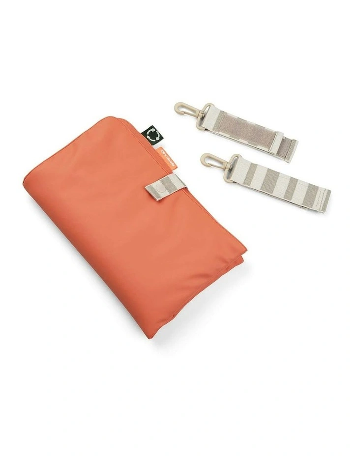 Quilted Changing Bag in Papaya image 4