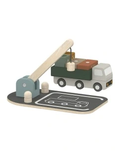 Truck and Crane