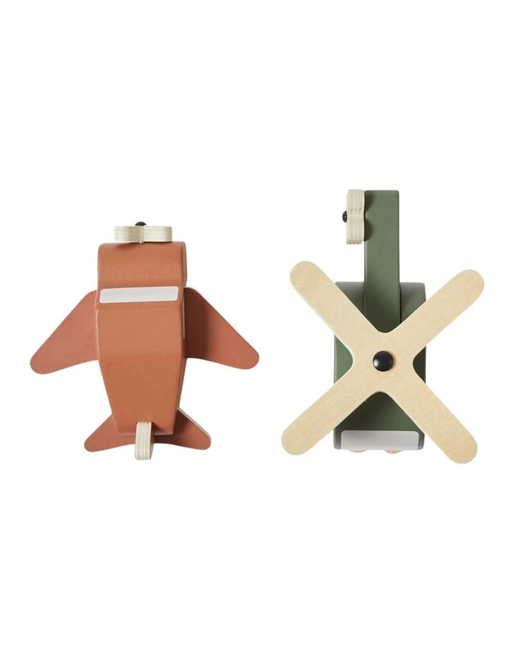 Wooden Helicopter and Plane image 2