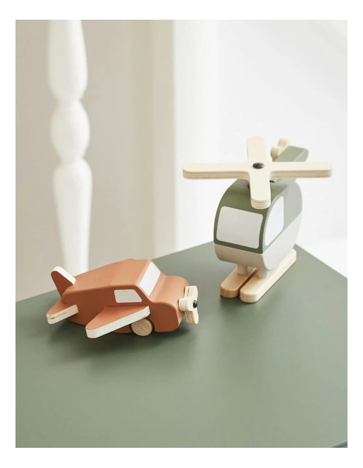 Wooden Helicopter and Plane image 3