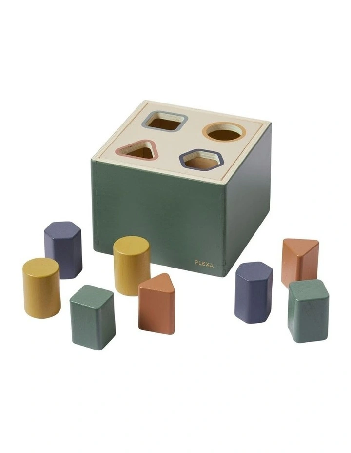 Wooden Shape Sorting Box image 1