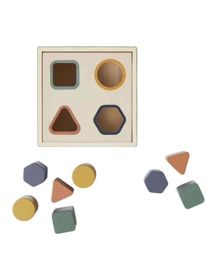 Wooden Shape Sorting Box image 3