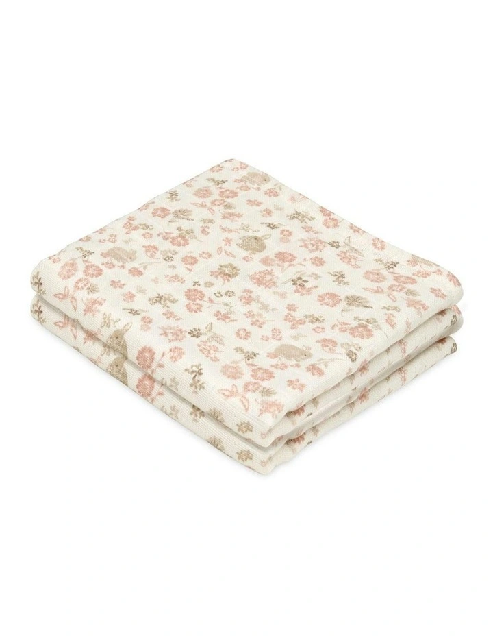 Muslin Cloth 2 Pack in Sea Garden image 1