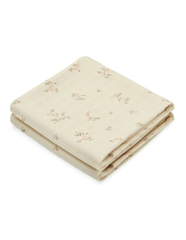 Muslin Cloth Pack Of 2 in Berries image 3