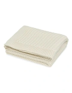Harper Blanket in Latte