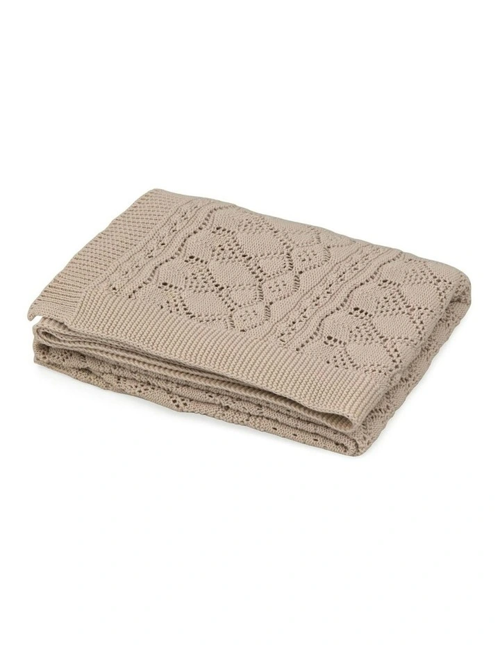 Pointelle Blanket in Sorbet image 4