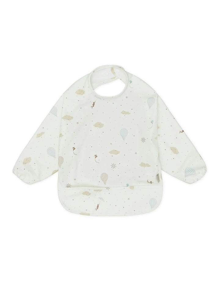 Sleeved Bib in Cream image 4