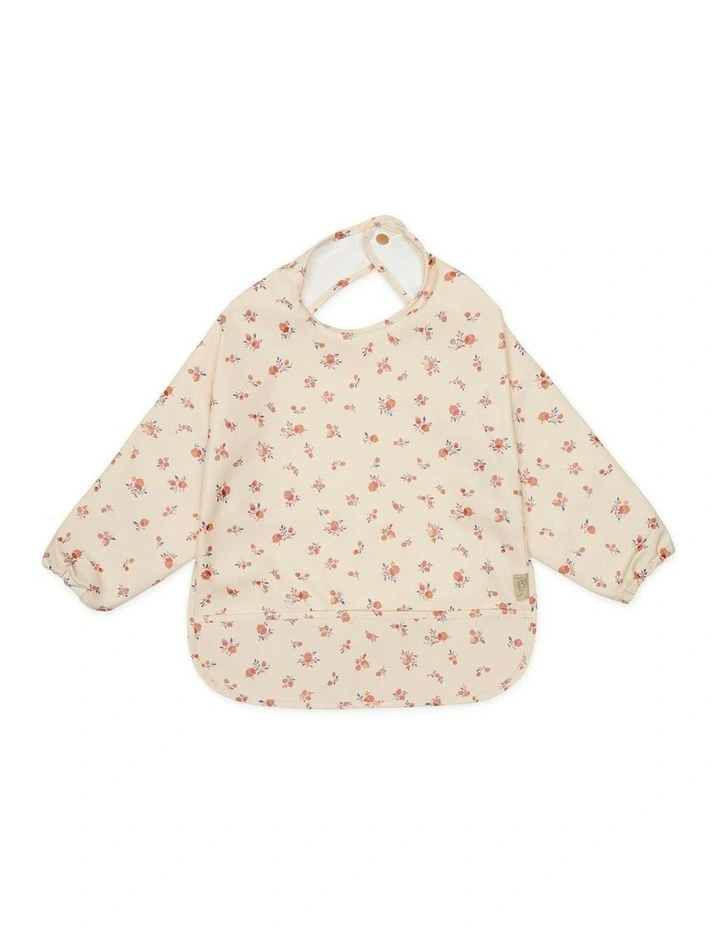 Sleeved Bib in Cream image 6