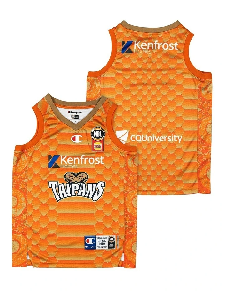 Cairns Taipans 25/26 Youth Primary Jersey in Orange image 1