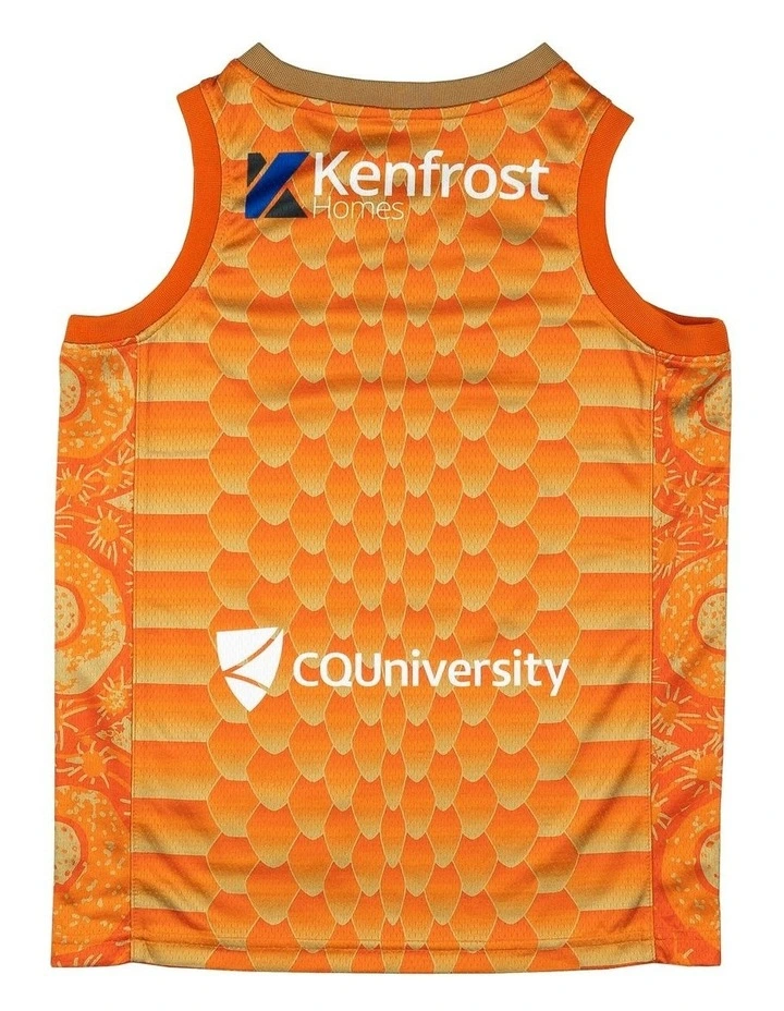 Cairns Taipans 25/26 Youth Primary Jersey in Orange image 4