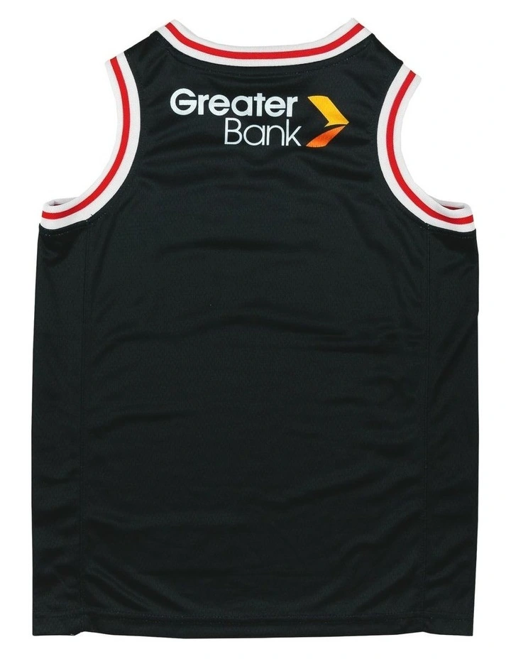 Illawarra Hawks 25/26 Youth Primary Jersey in Black image 4
