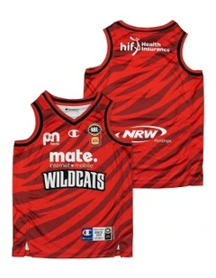 Perth Wildcats 25/26 Youth Primary Jersey in Red