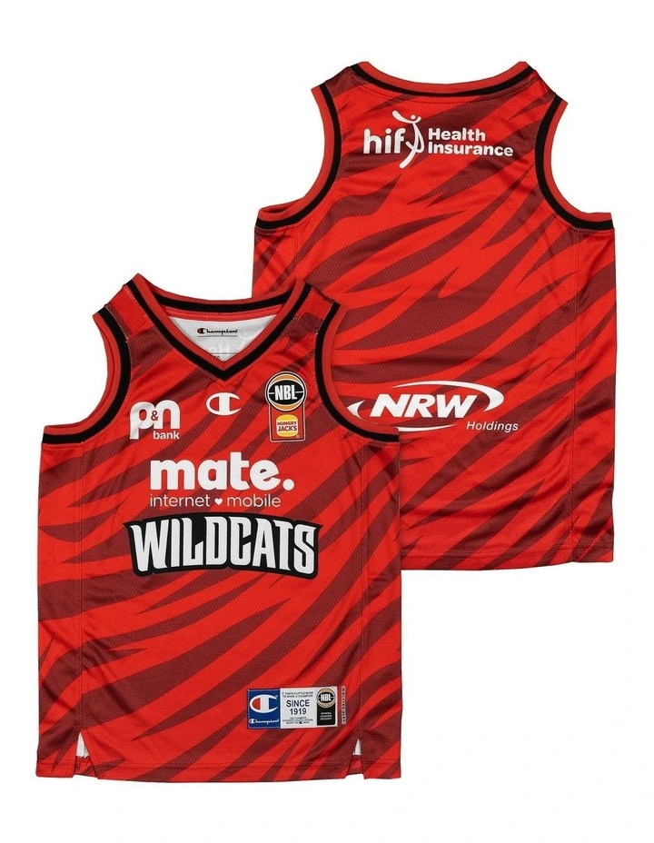 Perth Wildcats 25/26 Youth Primary Jersey in Red image 1