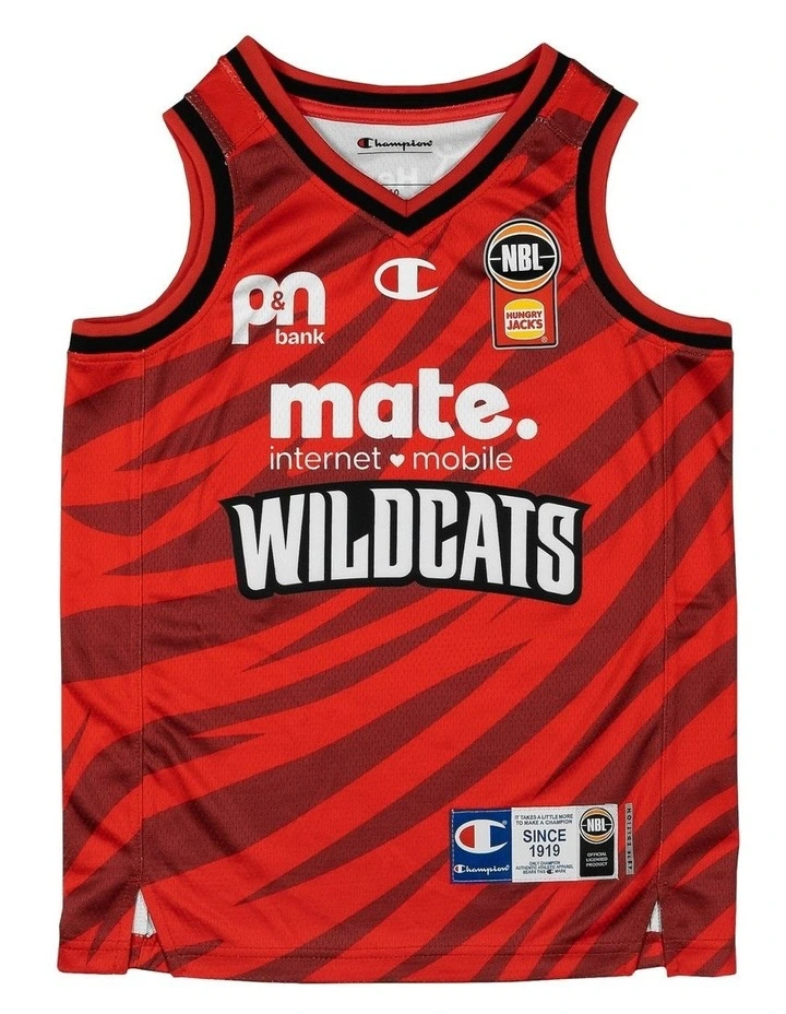 Perth Wildcats 25/26 Youth Primary Jersey in Red image 3