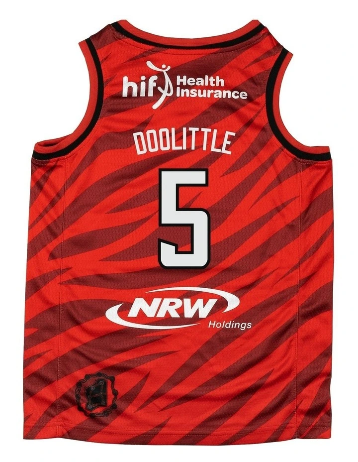 Kristian Doolittle Perth Wildcats 25/26 Youth Primary Jersey in Red image 3
