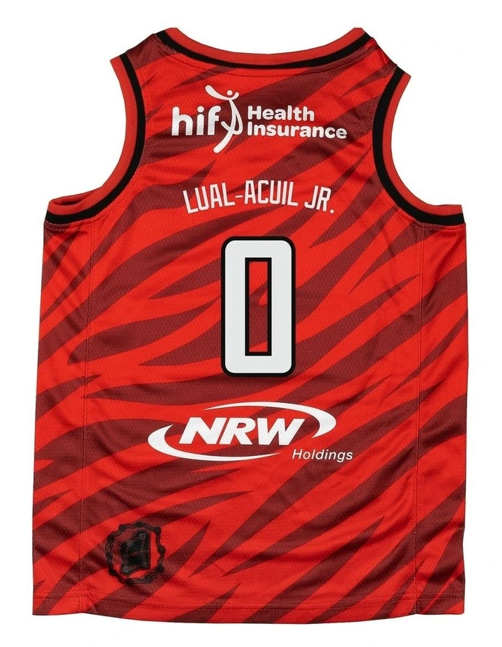 Perth Wildcats 25/26 Youth Primary Jersey Jo Lual-Acuil in Red image 3