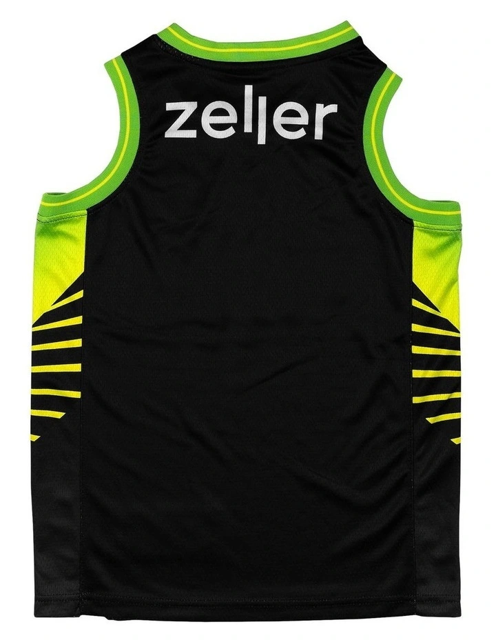 S.E. Melbourne Phoenix 25/26 Youth Primary Jersey in Black image 3