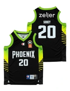 S.E. Melbourne Phoenix 25/26 Youth Primary Jersey Nathan Sobey in Black