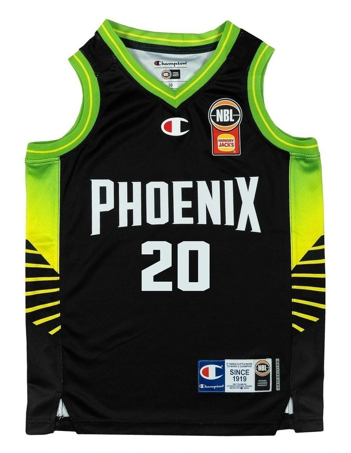S.E. Melbourne Phoenix 25/26 Youth Primary Jersey Nathan Sobey in Black image 2