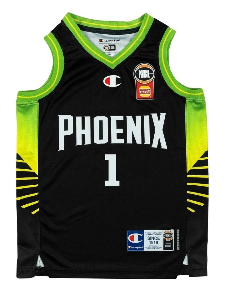 S.E. Melbourne Phoenix 25/26 Youth Primary Jersey Jordan Hunter in Black image 2