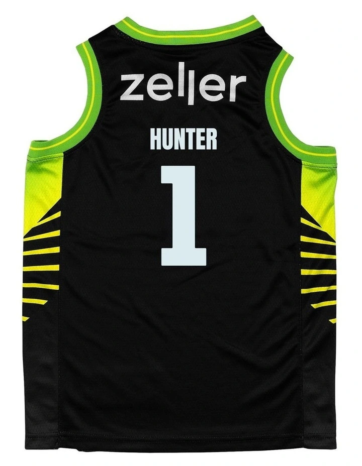 S.E. Melbourne Phoenix 25/26 Youth Primary Jersey Jordan Hunter in Black image 3