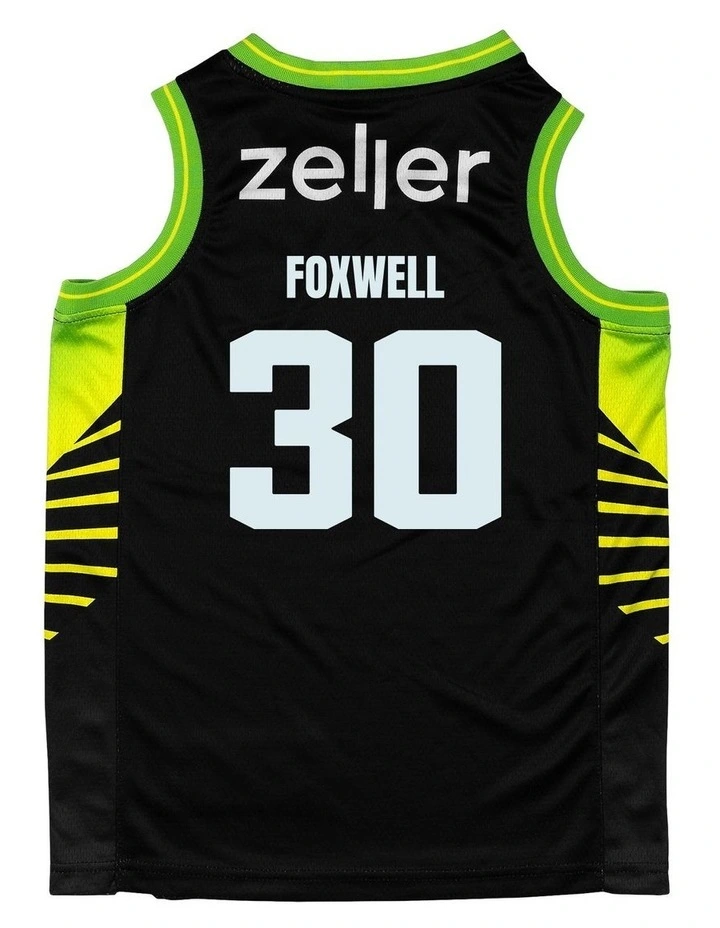 S.E. Melbourne Phoenix 25/26 Youth Primary Jersey Owen Foxwell in Black image 3